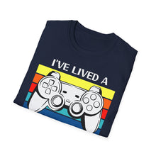 Load image into Gallery viewer, SS T-Shirt, I&#39;ve Lived a Thousand Lives - Multi Colors
