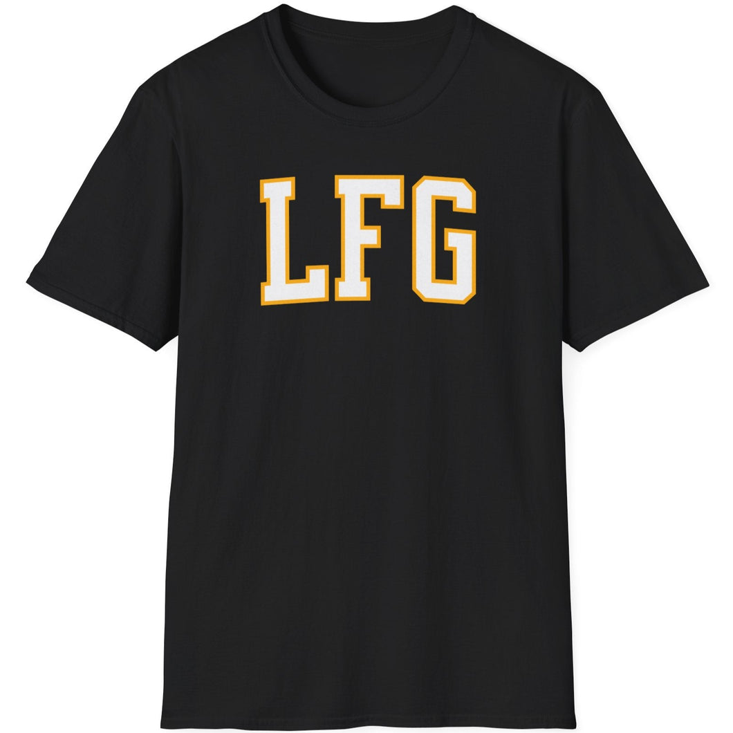 SS T-Shirt, LFG Black & Gold