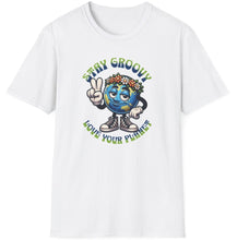 Load image into Gallery viewer, SS T-Shirt, Stay Groovy  - Multi Colors

