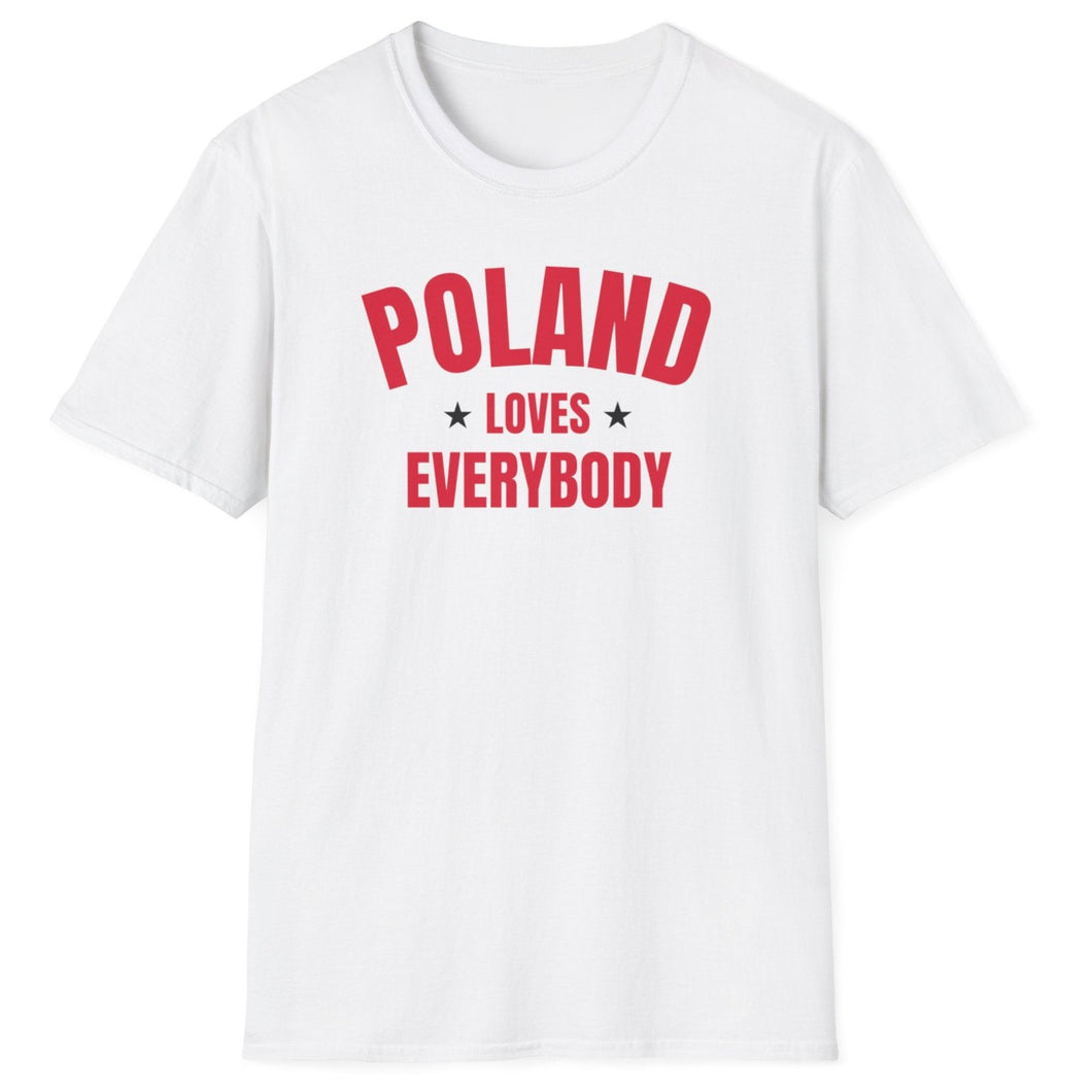 SS T-Shirt, PO Poland - Red