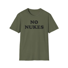 Load image into Gallery viewer, SS T-Shirt, No Nukes - Multi Colors

