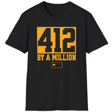 Load image into Gallery viewer, SS T-Shirt, 412 By A Million
