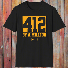 Load image into Gallery viewer, SS T-Shirt, 412 By A Million
