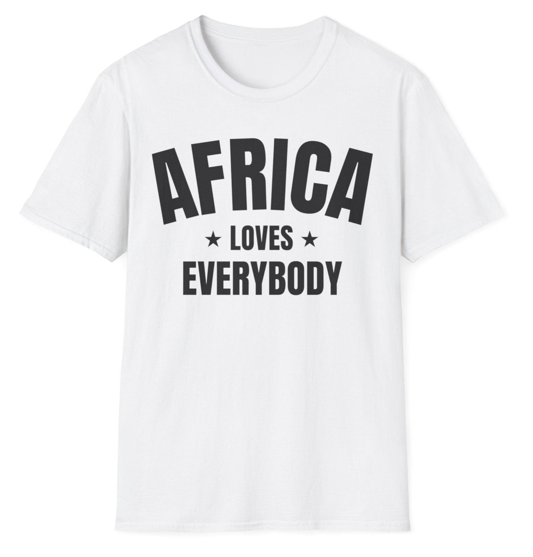 SS T-Shirt, AF Africa - White