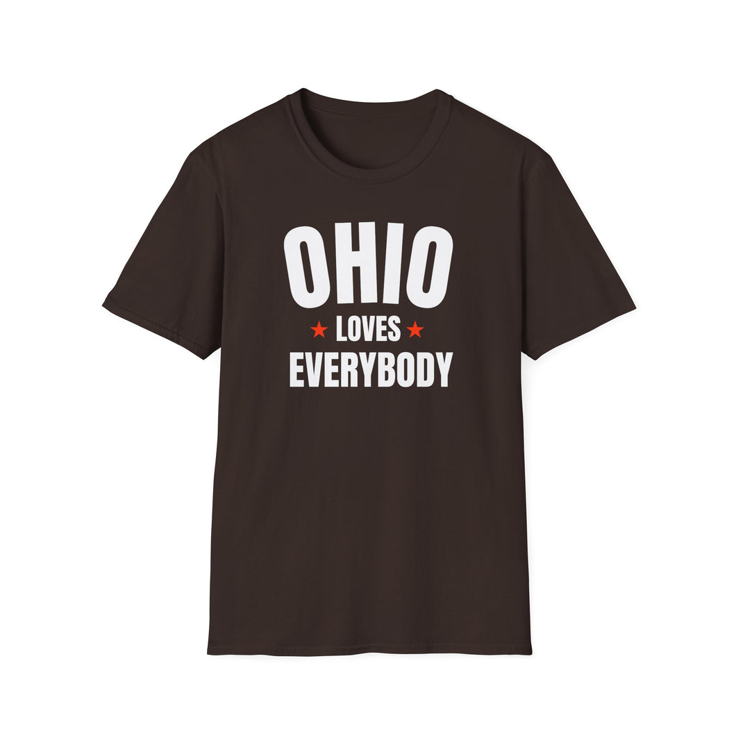SS T-Shirt, OH Ohio - Brown