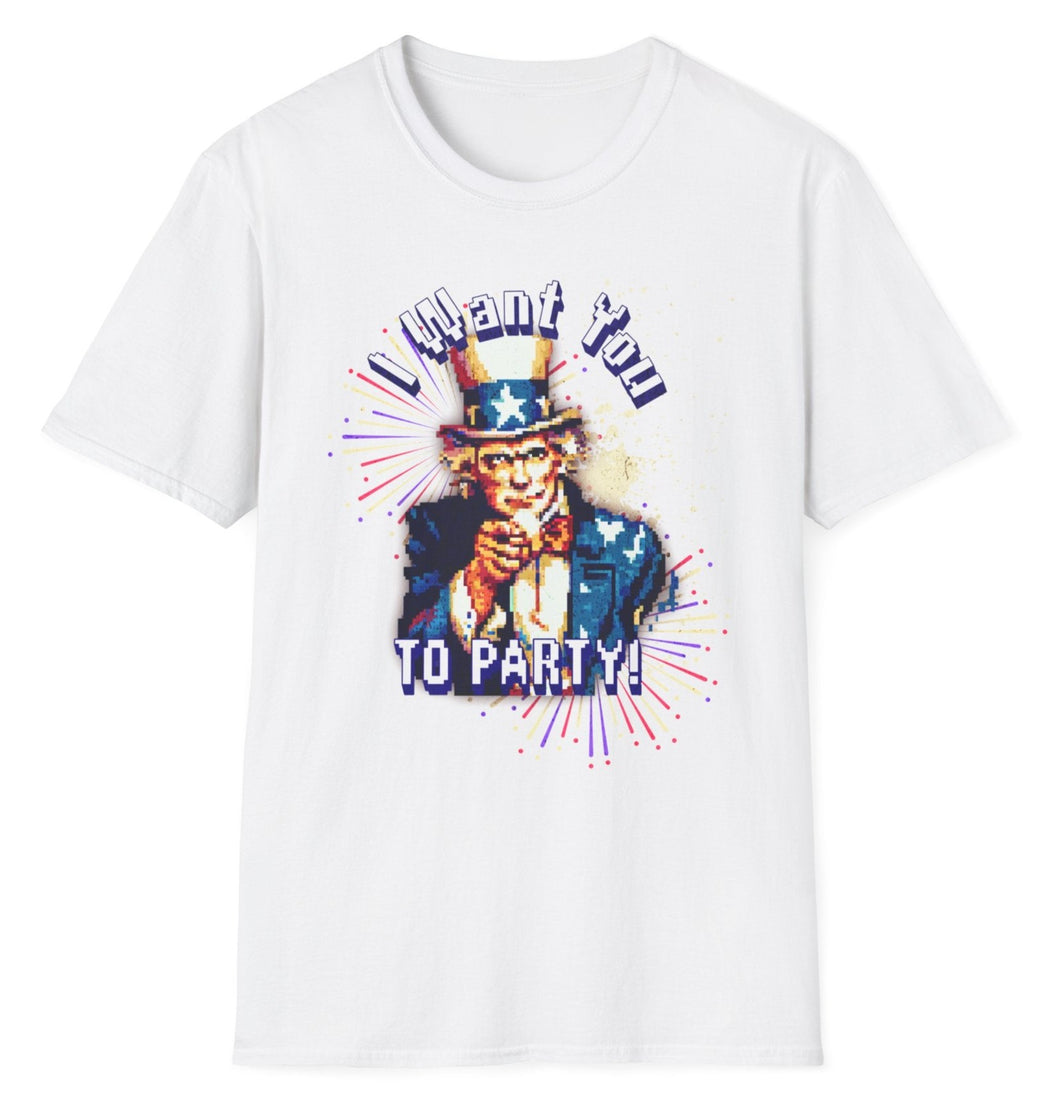 SS T-Shirt, I Want You to Party