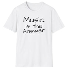 Load image into Gallery viewer, T-Shirt, Music is the Answer - Multi Colors
