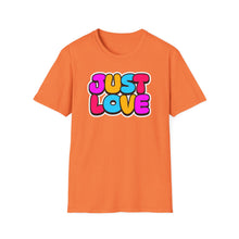 Load image into Gallery viewer, SS T-Shirt, Just Love - Multi Colors
