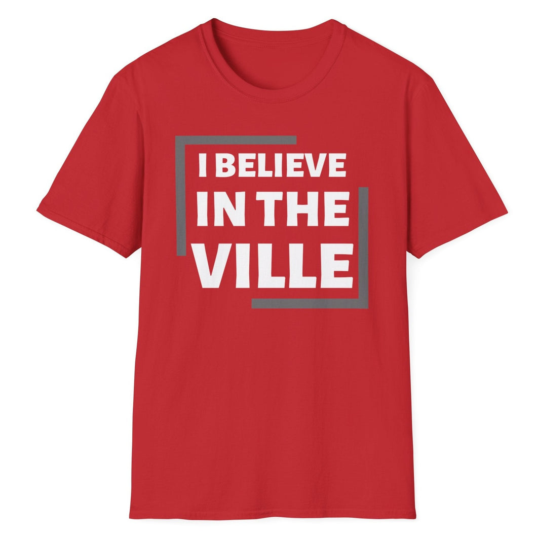 SS T-Shirt, Believe in the Ville - White