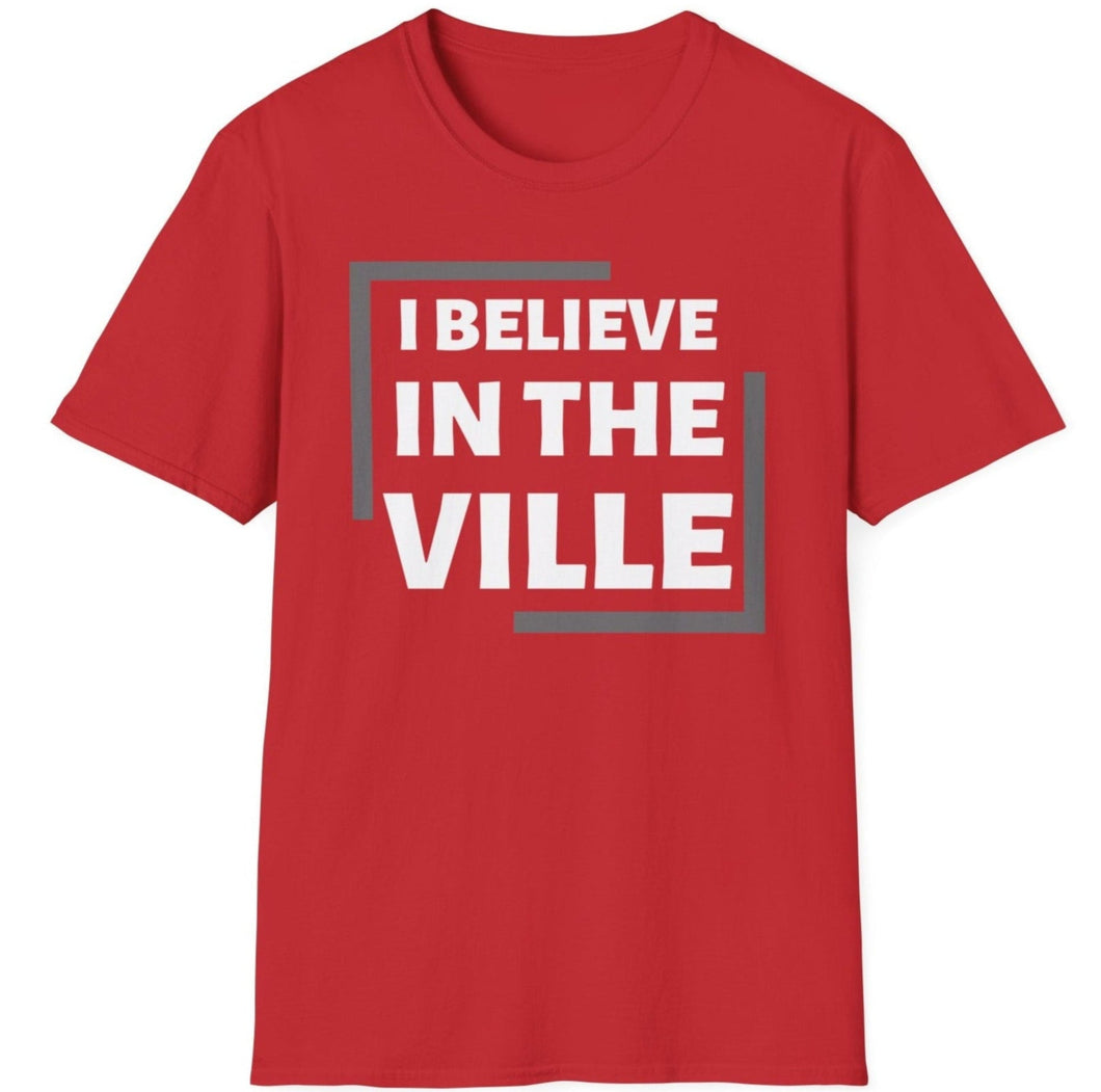 SS T-Shirt, Believe in the Ville - White