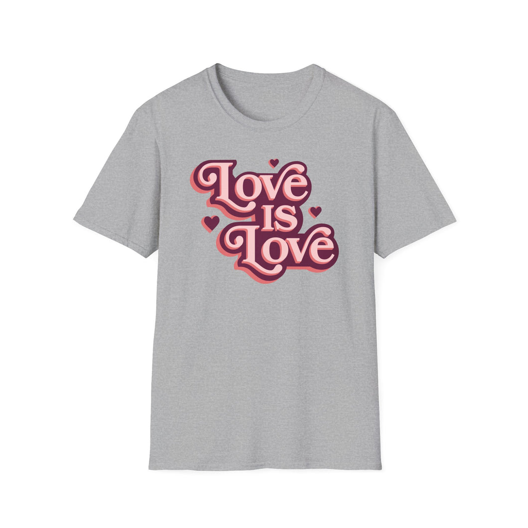SS T-Shirt, Love Is Love - Multi Colors