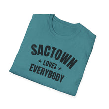 Load image into Gallery viewer, SS T-Shirt, CA Sactown Black - Multi Colors
