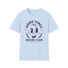 Load image into Gallery viewer, SS T-Shirt, Good Vibes Social Club  - Multi Colors
