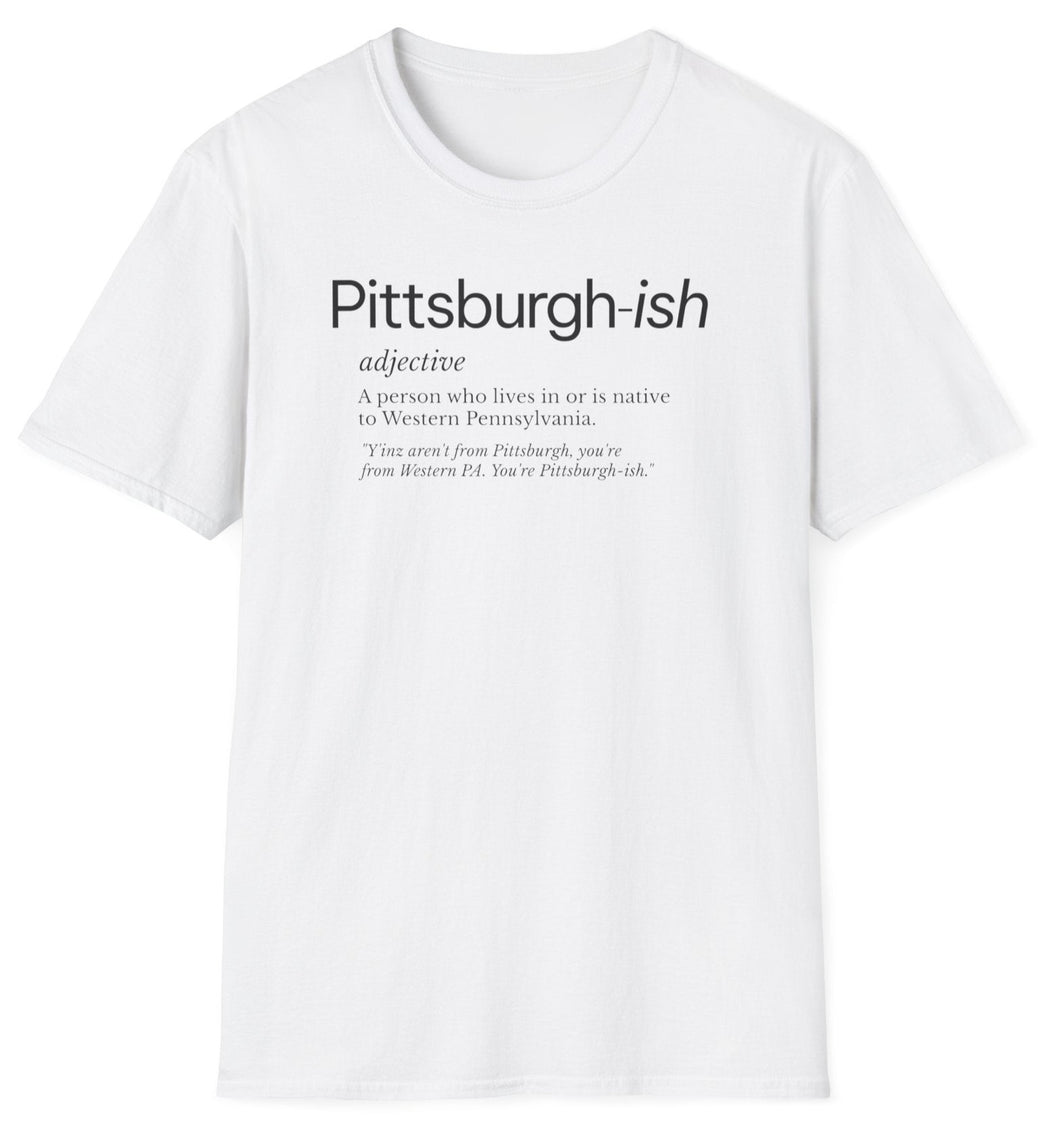 SS T-Shirt, Pittsburgh-ish in White