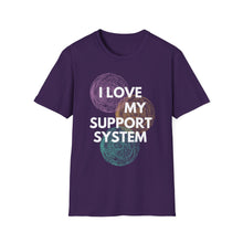 Load image into Gallery viewer, SS T-Shirt, Love My Support System - Multi Colors
