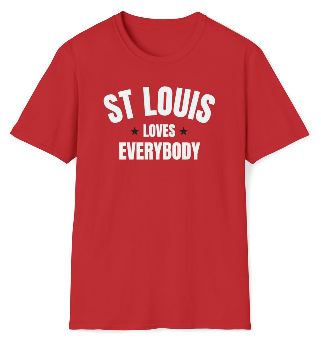 SS T-Shirt, MO St Louis - Red | Clarksville Originals