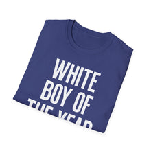 Load image into Gallery viewer, SS T-Shirt, White Boy of the Year - Multi Colors
