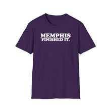 Load image into Gallery viewer, SS T-Shirt, Memphis Finished It. - Multi Colors
