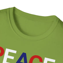 Load image into Gallery viewer, SS T-Shirt, PEACE USA - Multi Colors
