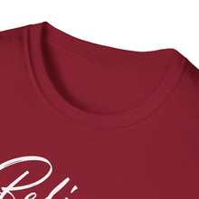 Load image into Gallery viewer, SS T-Shirt, Believe in Yourself - Cursive - Multi Colors
