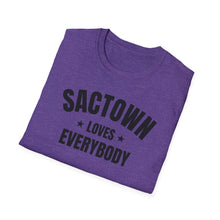 Load image into Gallery viewer, SS T-Shirt, CA Sactown Black - Multi Colors
