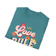 Load image into Gallery viewer, SS T-Shirt, Love Rules - Multi Colors
