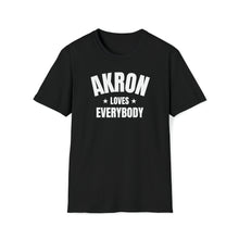 Load image into Gallery viewer, SS T-Shirt, OH Akron - Black | Clarksville Originals
