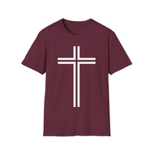 Load image into Gallery viewer, SS T-Shirt, Doubled Crucifix - Multi Colors
