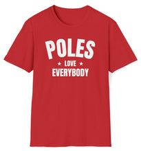 Load image into Gallery viewer, SS T-Shirt, POL Poles - Red Back
