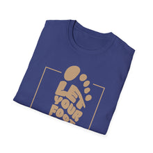 Load image into Gallery viewer, SS T-Shirt, Let Your Footprint - Multi Colors
