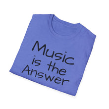 Load image into Gallery viewer, T-Shirt, Music is the Answer - Multi Colors
