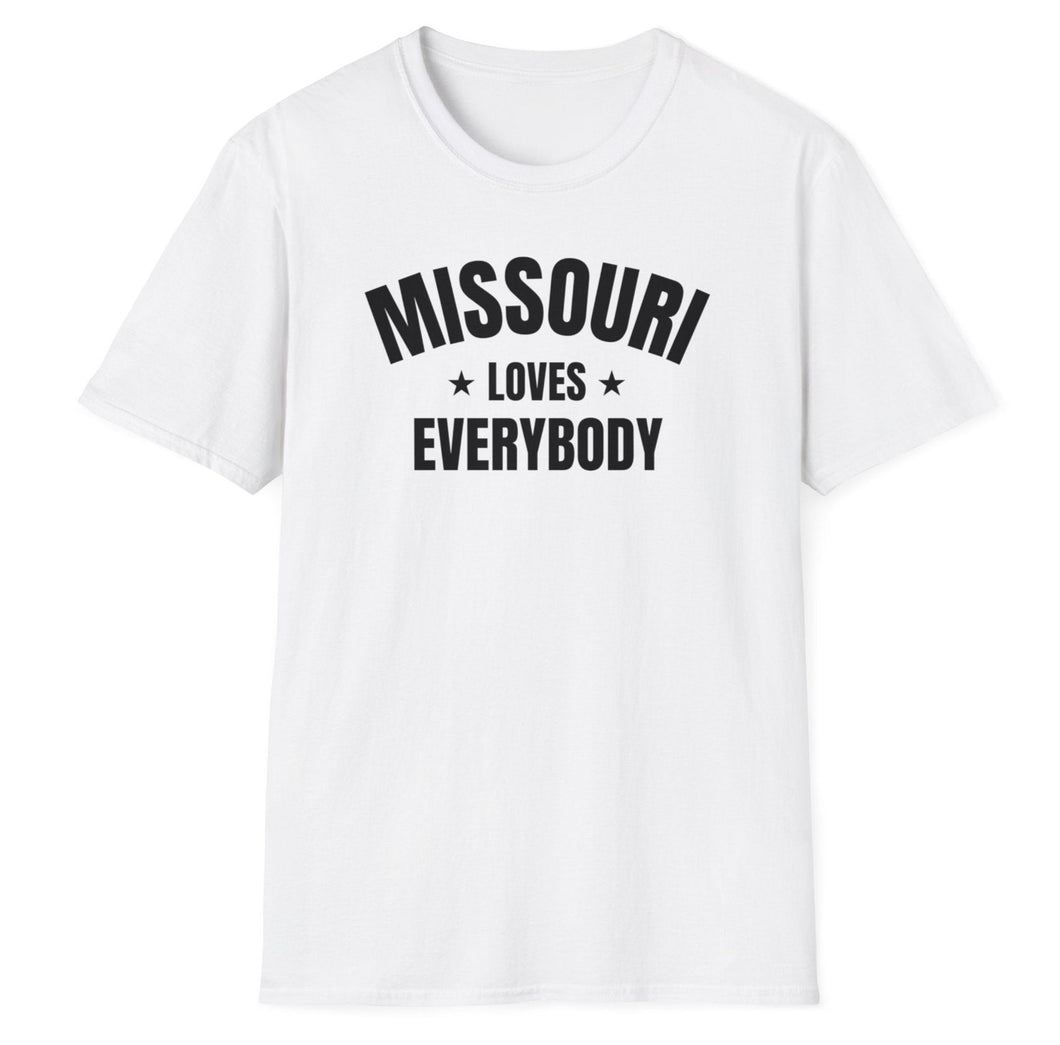 SS T-Shirt, MO Missouri - White