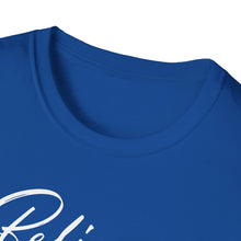 Load image into Gallery viewer, SS T-Shirt, Believe in Yourself - Cursive - Multi Colors
