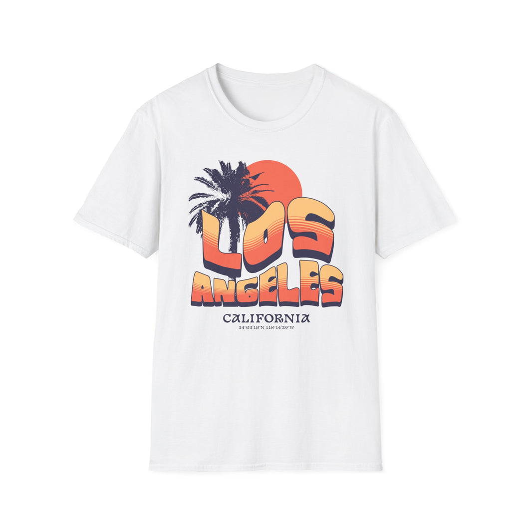 SS T-Shirt, Los Angeles Wavy - Multi Colors