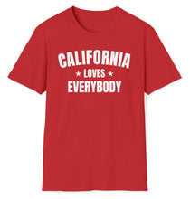 Load image into Gallery viewer, SS T-Shirt, CA California - Red
