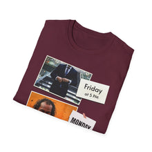 Load image into Gallery viewer, SS T-Shirt, Monday &amp; Friday - Multi Colors
