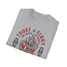 Load image into Gallery viewer, SS T-Shirt, Trust &amp; Glory, Los Angeles - Multi Colors
