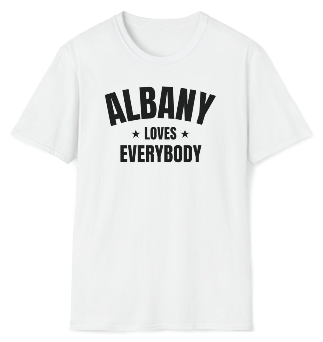 SS T-Shirt, NY Albany - White | Clarksville Originals