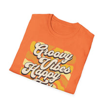Load image into Gallery viewer, SS T-Shirt, Groovy Happy Vibes - Multi Colors
