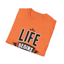 Load image into Gallery viewer, SS T-Shirt, Life Begins in Memphis - Multi Colors
