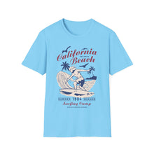 Load image into Gallery viewer, T-Shirt, California Beach Surf Riders - Multi Colors

