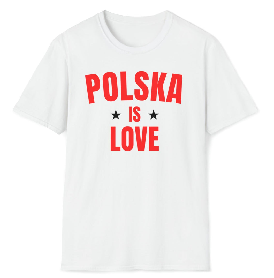 SS T-Shirt, PO Poland - Black Stars