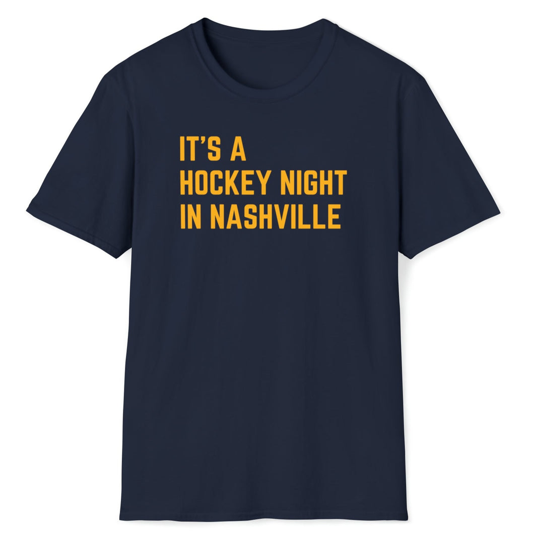 SS T-Shirt, It's a Hockey Night in Nashville