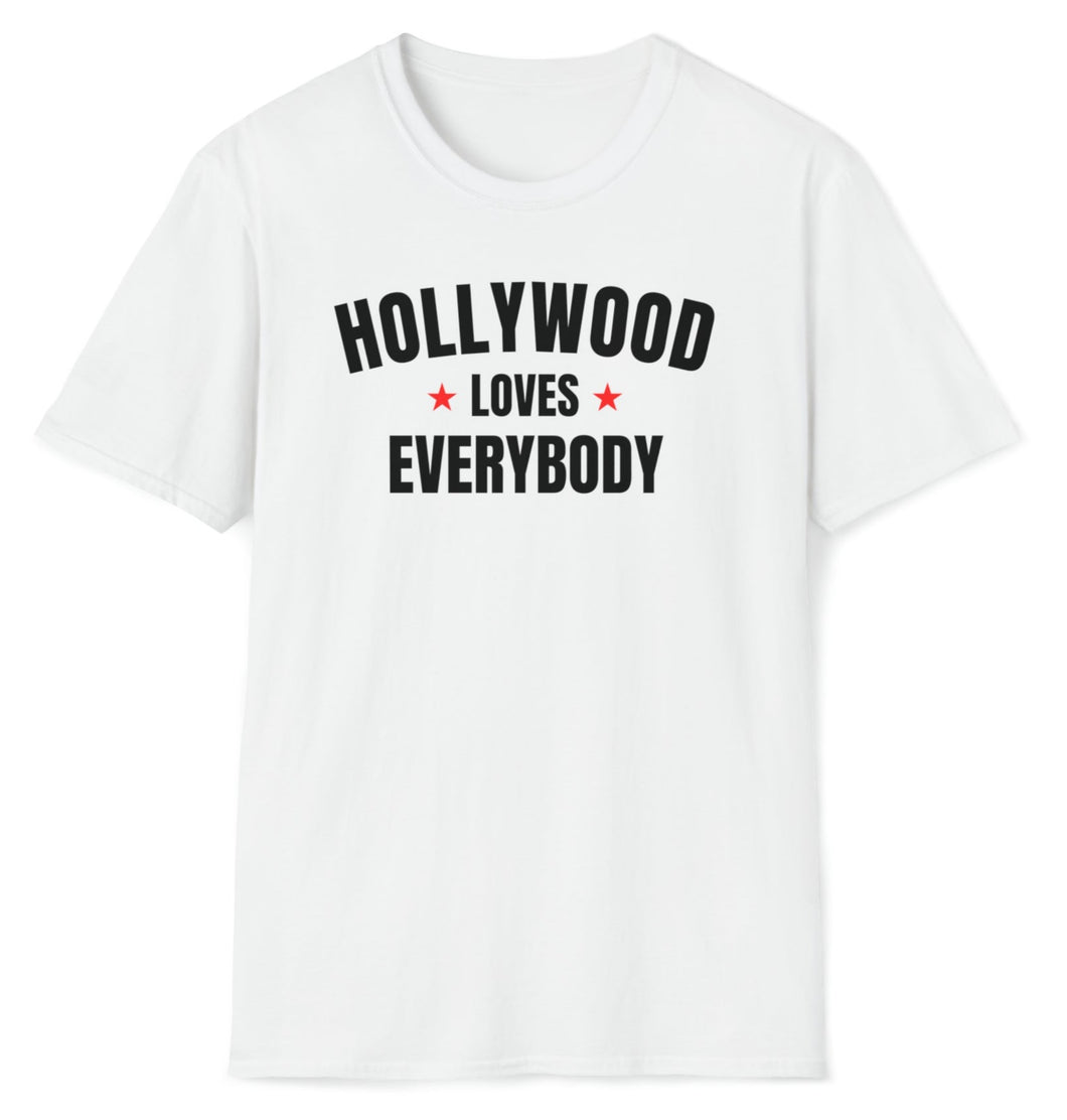 SS T-Shirt, CA Hollywood - Red
