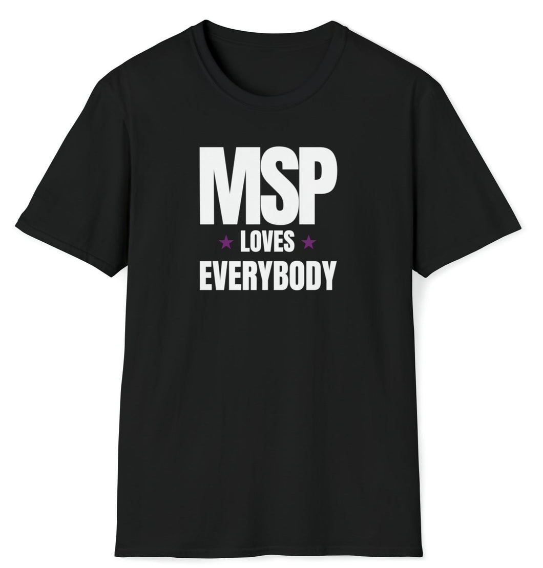 SS T-Shirt, MN Minneapolis St Paul, Black