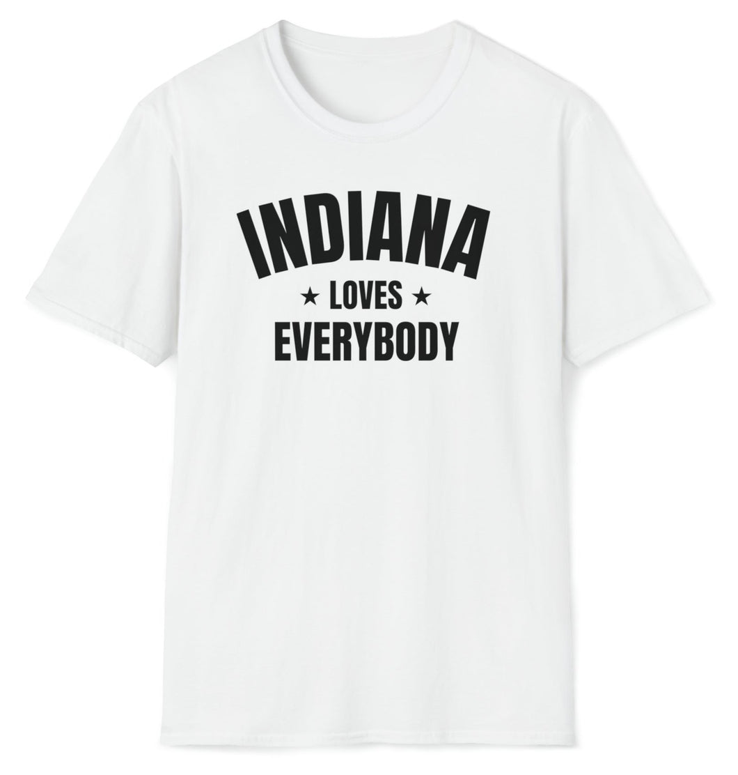 SS T-Shirt, IN Indiana - White