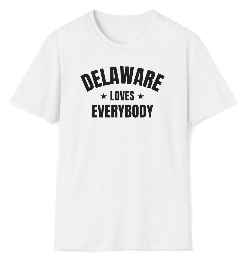 SS T-Shirt, DE Delaware - White