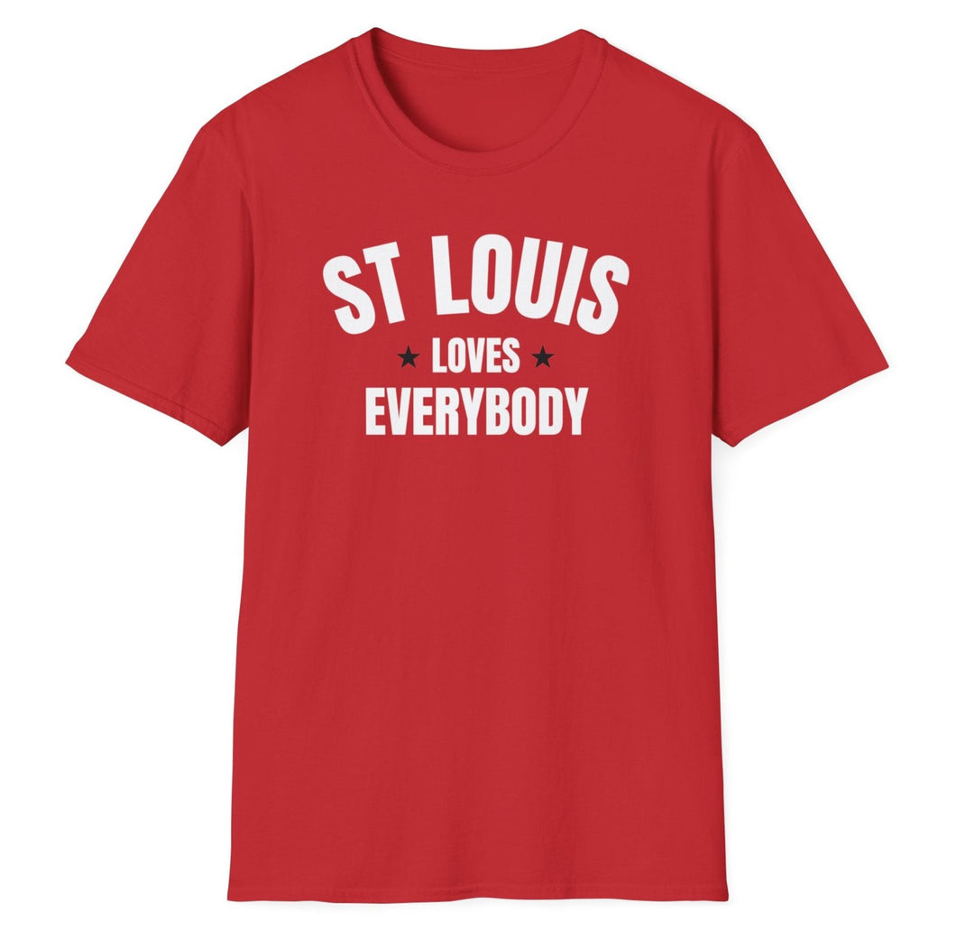 SS T-Shirt, MO St Louis - Red