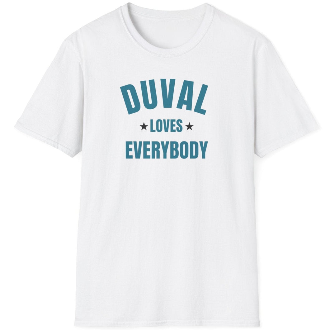 SS T-Shirt, FL Duval - White Blue