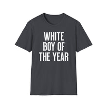 Load image into Gallery viewer, SS T-Shirt, White Boy of the Year - Multi Colors
